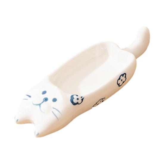 Миска для соевого соуса в форме кошки Мини-соусница Милая керамическая тарелка для масла соли уксуса суши масла чили джема приправ закусок