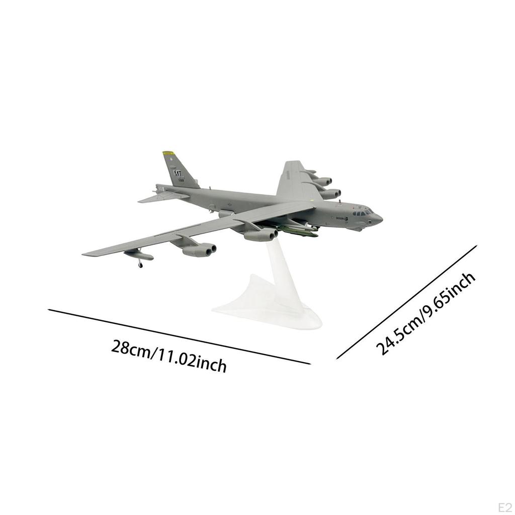 Simulation Space Model Desktop Ornament 1/200 Versatile Collectible Gray Aircraft for Office