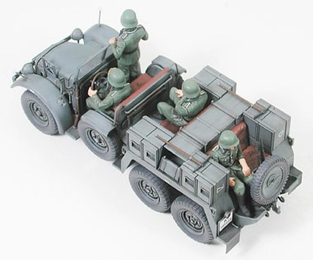 Tamiya Military Miniature Series Немецкая армейская буксируемая пушка Krupp Protze, пластиковая модель 35259 1/35 № 259 6×4 3,7 см противотанковая пушка
