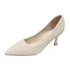 Solid color high heels women's commuting 7 cm single shoes pointed thin heels versatile temperament soft sole work shoes B835-X1