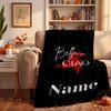 Money Heist Custom Flannel Blankets Soft Warm Cozy Throws for Home Decor Holiday Gifts
