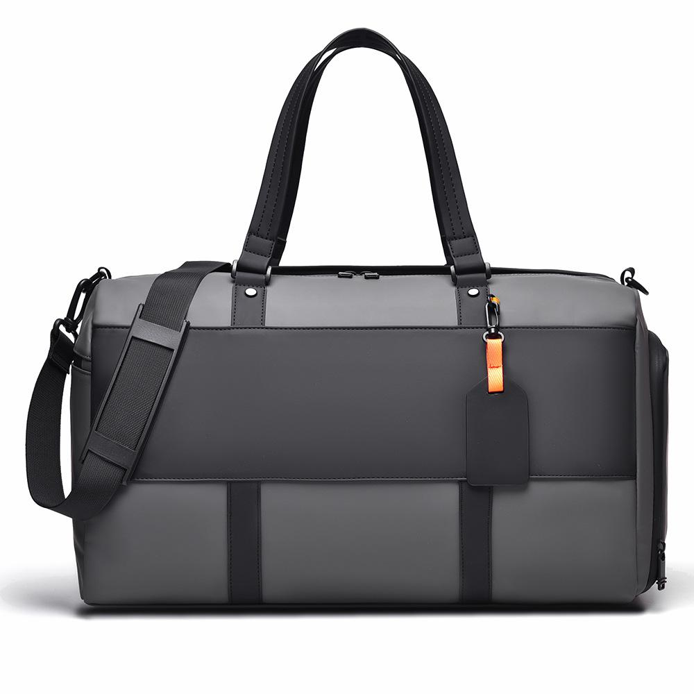 Fashionable and Casual Men's Large Capacity Portable Travel Bag Dry and Wet Separation Gym Bag with Shoes and Warehouse Luggage Bag