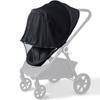 Seogva Детская коляска Солнцезащитный козырек от насекомых Москитная сетка Тепловой удар УФ Легко и высоко Черный Чехол, Чехол, В комплекте, Профилактика, Защита, Воздухопроницаемый, Складной,