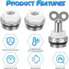 5 pcs Radiator Exhaust Valves with 5 Exhaust Keys for Manual Exhaust