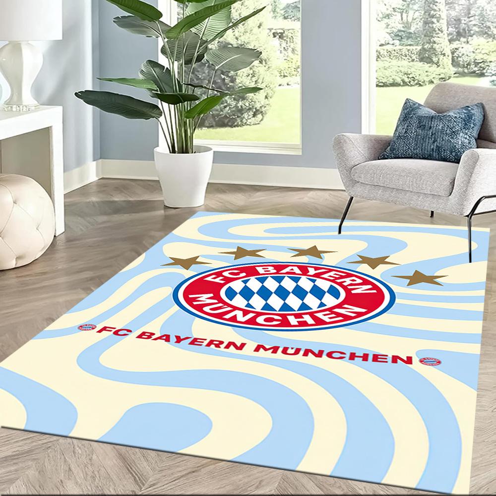 Bayern Munich Flag Square rugs are a great choice for living rooms, bedrooms, home décor, and as gifts