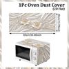 Printed Microwave Oven Dust Cover Floral Dust Protector Mat Microwave Cover  Kitchen Appliance