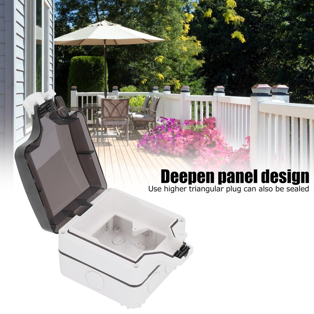 Уличный водонепроницаемый корпус розетки IP66 многофункциональный 5 отверстий защита от дождя 