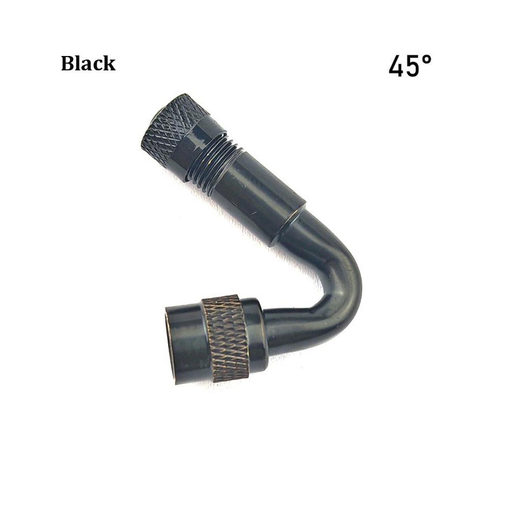 Латунный воздушный вентиль для шин с углом 45/90/135 градусов и адаптером-удлинителем, разноцветный, для легковых, грузовых автомобилей, мотоциклов, велосипедов, запчасти