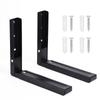 Household Metal Telescopic Adjustable Microwave Oven Holder Wall?Mounted Bracket Accessory Kits