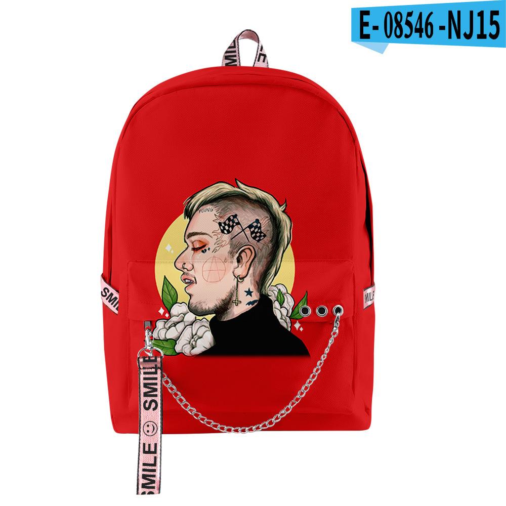 Популярные Новинки Молодежные Школьные Сумки Унисекс Любовь Lil Peep Дорожные Сумки 3D Печать Оксфорд Водонепроницаемые Рюкзаки на Плечо для Ноутбука