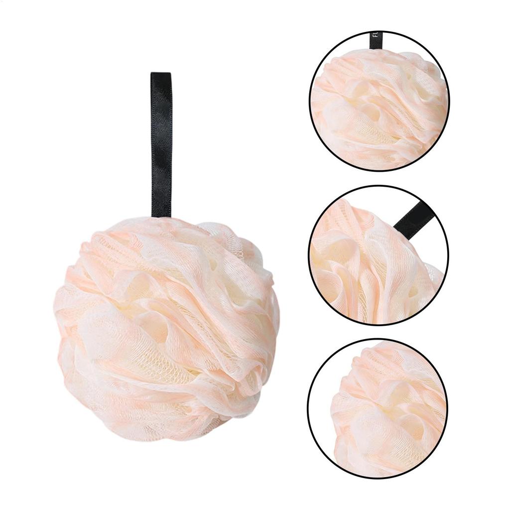 Shower Loofah Gentle Foaming Fine Mesh Washcloth Bath Loofah Teenager's Bath Foam Ball Exfoliating Shower Ball Loofah