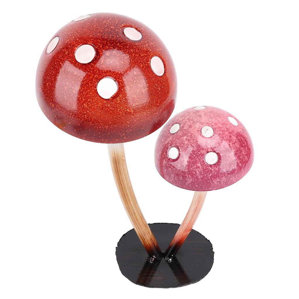 Mushroom Outdoor Decor Iron Multifunctional Mushroom Yard Decoration for Patio Lawn