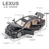 Toyota Lexus LS500H Лимузин Симуляция Литой и Игрушечный Транспорт Звуки и Свет Инерционная Машина 1:32 Подарки из сплава для детей
