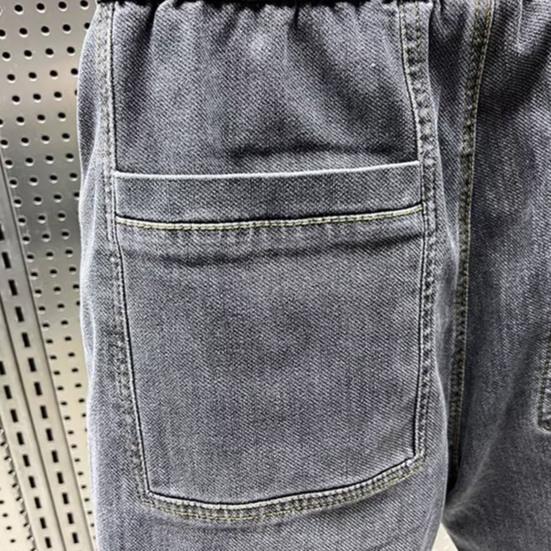 Spring and Autumn Loose Elastic Waist Four Seasons Thin Section Plus Size Men's Handsome Casual Drawstring Pants