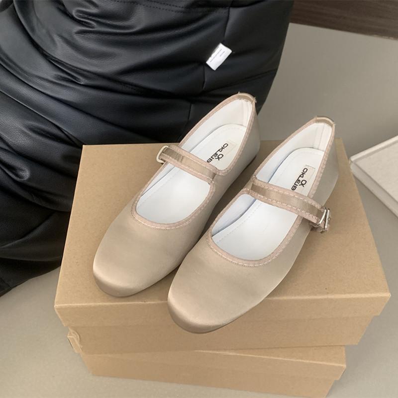 Мода Bailamos Женские балетки Мода Круглый носок Неглубокие Слипоны Женские Мягкие Женские Мэри Джейн Балетки Плоский каблук Повседневные Балетки