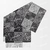 В наличии Шахматный узор Кашемировый шерстяной шарф-снуд - Высококачественный, Теплый, Удобный, Унисекс