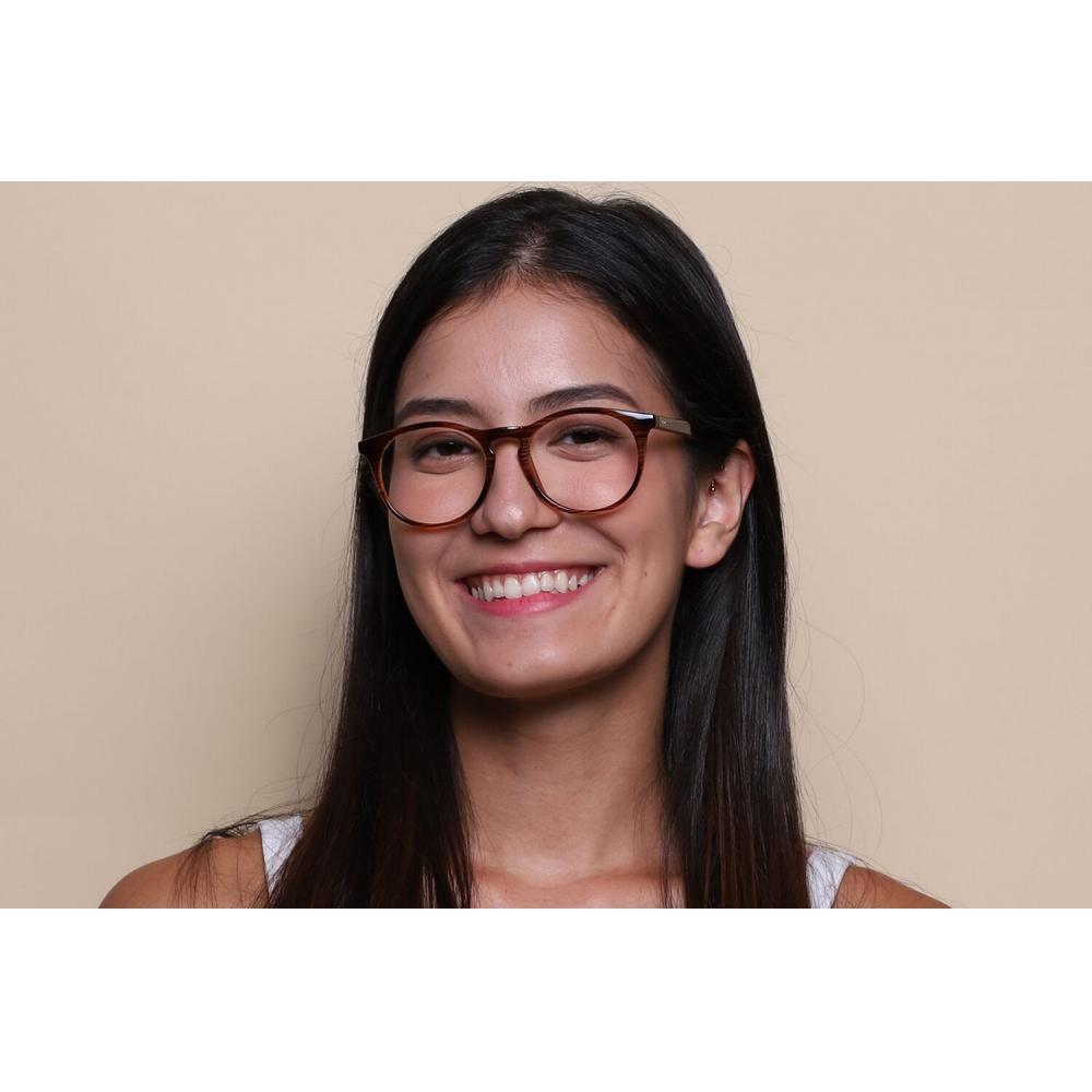 Оправа Ободковая Овальная Коричневая Коллекция Smartbuy Betty Cp146f Модные Унисекс Очки