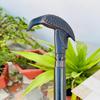 91.44 cm Victorian Handcrafted Walking Stick Cane, Raven Crow Handle walking stick, Wooden cane, Birthday gift, Christmas gift