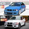 For BMW 3 Series E46 Coupe 2-Door 1998-2001 Front Bumper Kidney Grille Glossy Black Car Front Hood Racing Grill