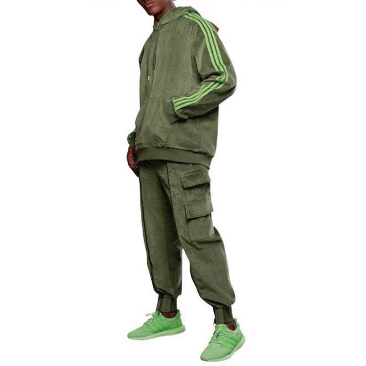 adidas Брюки на молнии из вельвета Ivy Park Halls Of Ivy для всех полов Дикий сосна HM2596