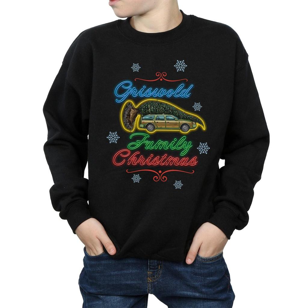 National LampoonÂ´s Christmas Vacation Boys Griswold Family Christmas Sweatshirt