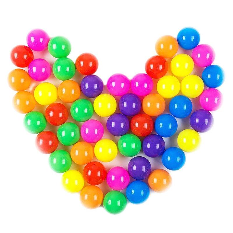 100/200 шт. красочные пластиковые шарики для бассейнов, ударопрочные шарики для игр в океане, детские игрушки
