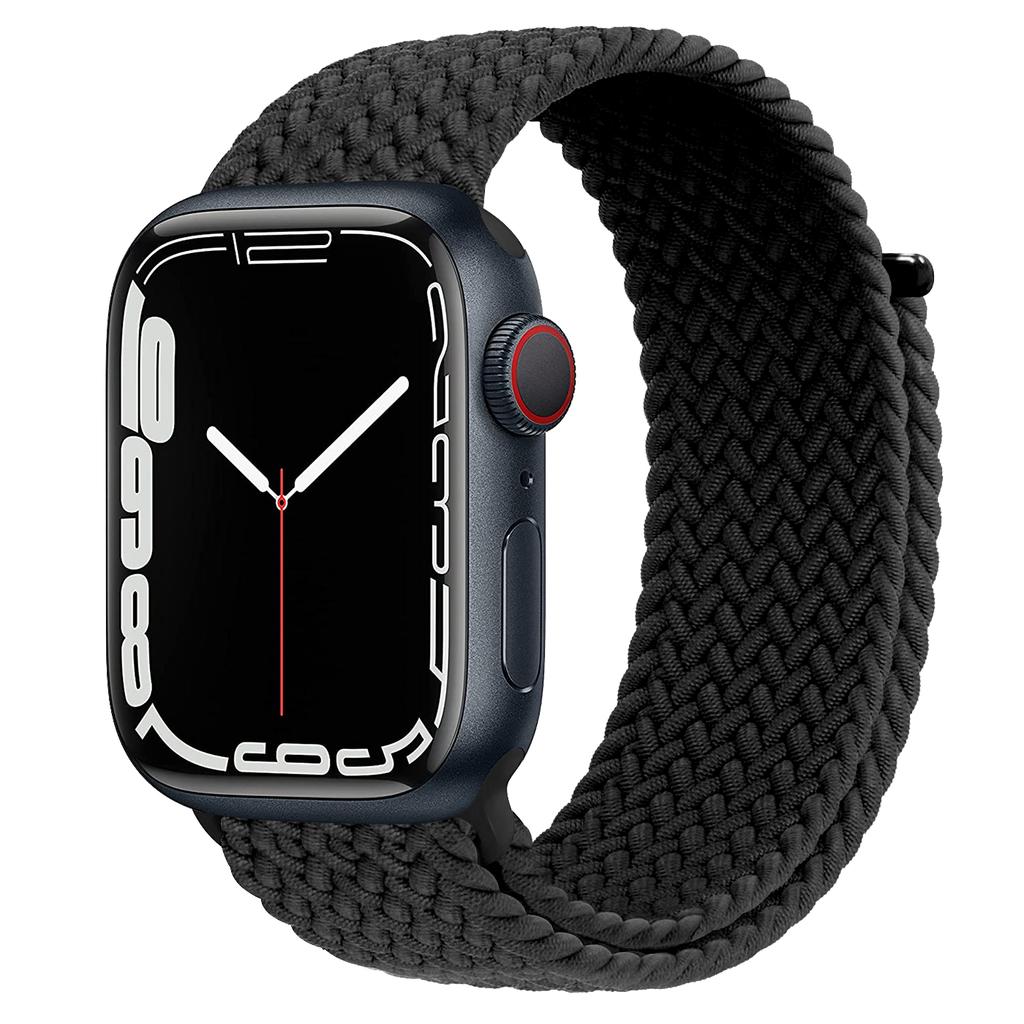 Ремешок для Apple Watch 44 мм 40 мм 45 мм 41 мм 42 мм ultra 49 мм correa Плетеный браслет Solo Loop Apple watch series 7 3 5 se 6 8