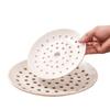 Microwave Oven Safe Steamed Dumplings Tray Round Fruit Drain Dish Practical Steamer Pan  Seafood