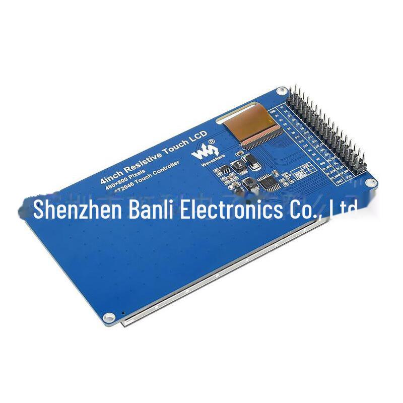 4-дюймовый цветной IPS-дисплей, резистивный сенсор, разрешение 480x800, параллельная связь 8080