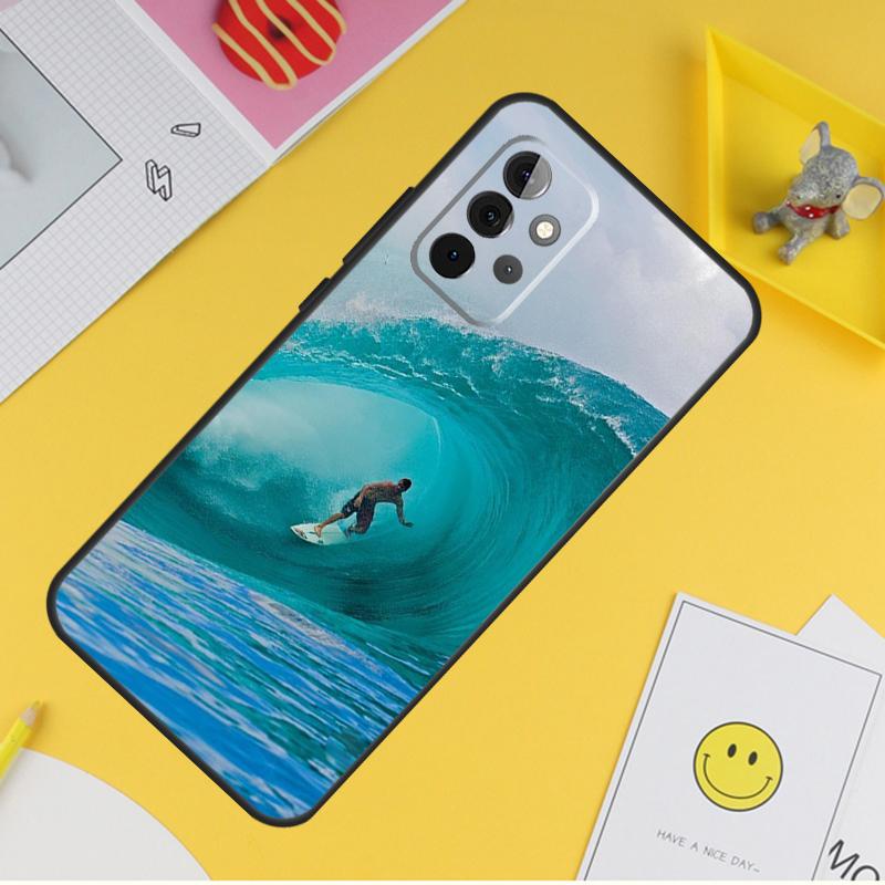 California Surfing Waves Case For Samsung Galaxy A55 A35 A25 A15 A51 A71 A12 A32 A52 A13 A33 A53 A14 A34 A54 Coque