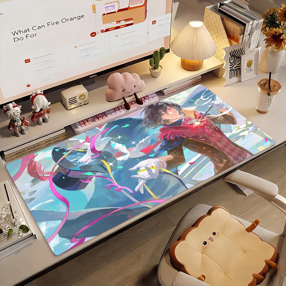 Anime Lord Of The Mysteries Mouse Pad Anti Slip Rubber Edge Locked Thickened Laptop Gaming Desk Mat