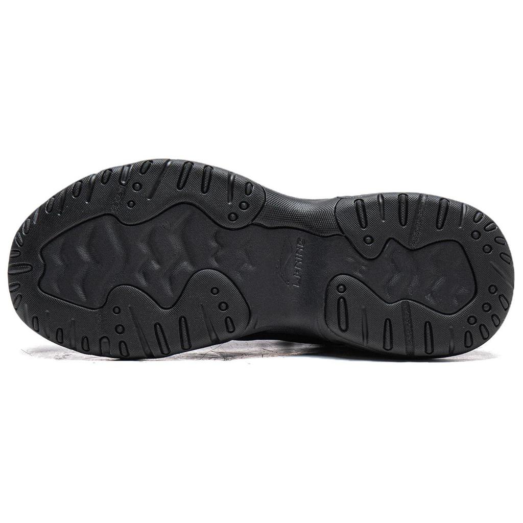 Li-Ning Чайка Минималистичные Удобные Прочные Легкие Низкие Папины Кроссовки Мужские кроссовки Черные AGCW201-2