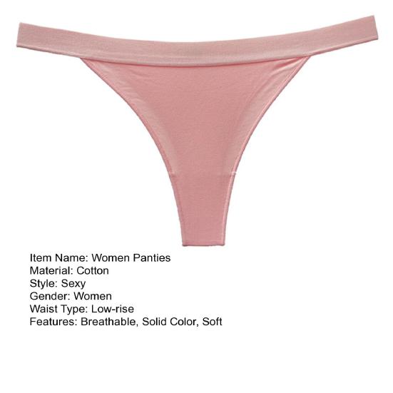 G-String Underwear Breathable Inside Wear Fine Touch Ultra-thin Close Fit Underpants Panties for Women