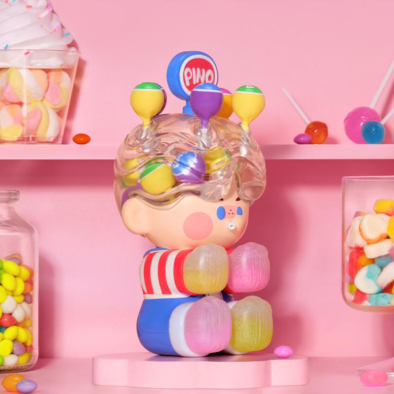 New POP MART Pino Jelly Lollipop Figure Trendy Figures PPMT-2507-0009