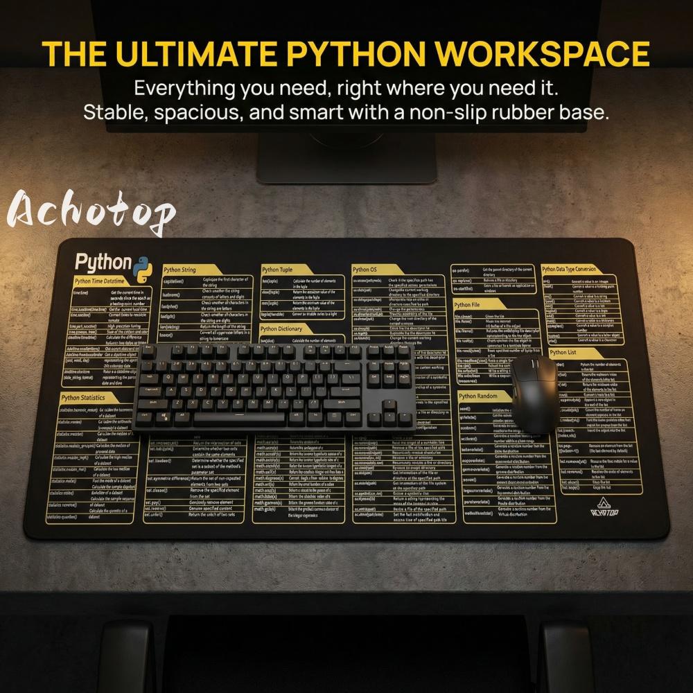 Python Коврик для стола Командные клавиши Коврик для мыши Резиновый Большой XXXL X см Игровой ковер Коврики для мыши