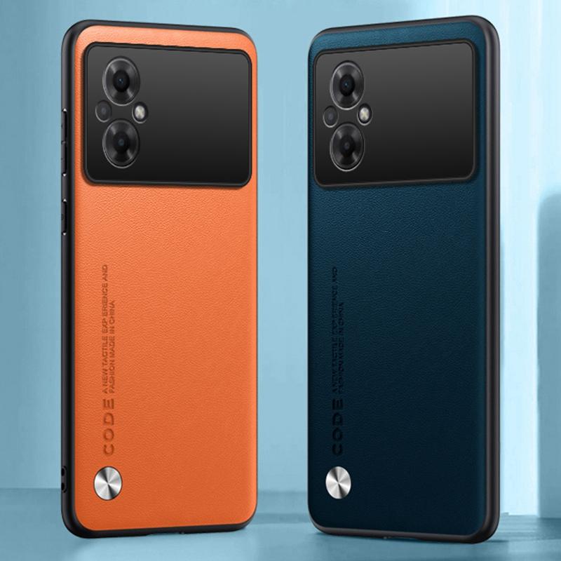 Роскошный чехол из искусственной кожи для Xiaomi Poco M5, матовый силиконовый противоударный защитный чехол для телефона Poco M5S M5 S PocoM5 Coque