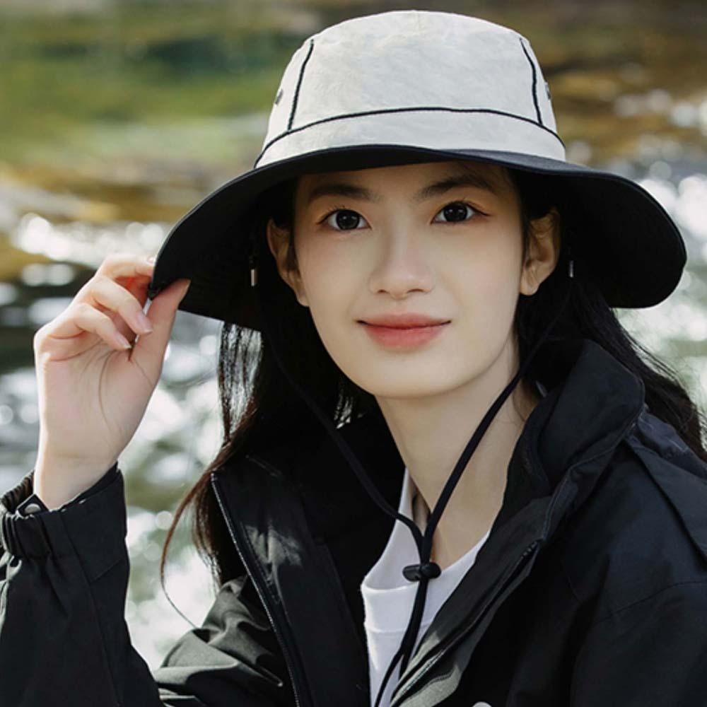 Ветрозащитная веревка летняя альпийская шапка портативная женская походная кепка складная кепка-ведро походная