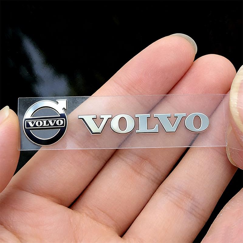 Car Interior Decals Emblem Sticker Accessories for Volvo Rdesign Polestar AWD V50 S60 XC60 S40 XC40 XC90 V60 S80 S90 V90 V70 T6