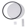 Modern LED Ceiling Light Dimmable Round Flush Mount Lighting Fixture Ceiling Lamp with Remote