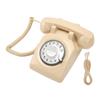Retro Rotating Phone Old Fashioned Vintage Landline Phone with Mechanical Ringer Speaker for