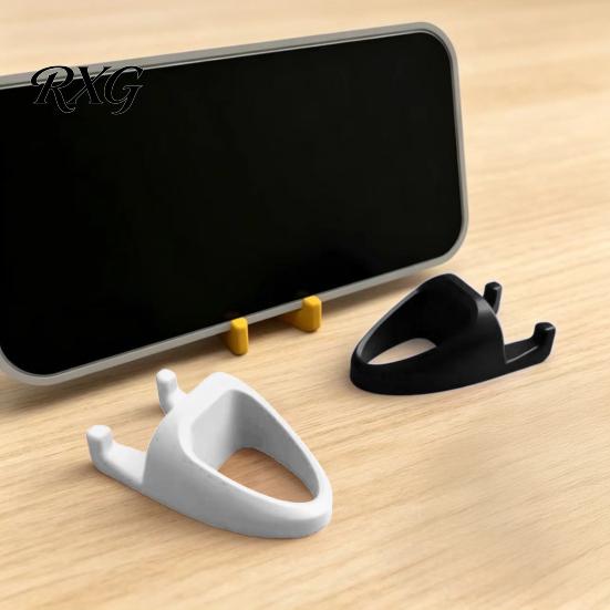 Vertical Phone Stand 3D Printed Holder, Space-saving Mobile for Desk Portable Lightweight Cafe Hands-free