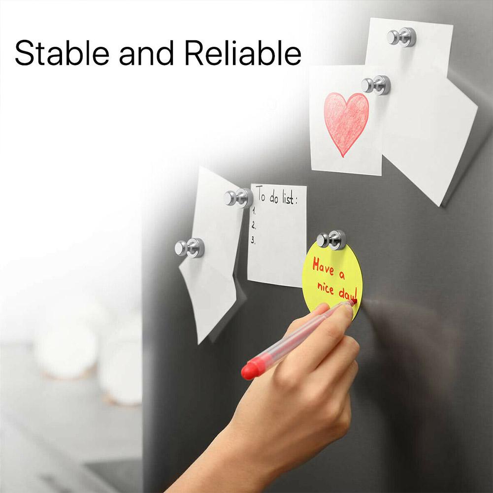 10/20X Магнит Супер Сильный Магнетизм Кнопка Неодимовый Магнит Холодильник Кухня Белая Доска Прочные Магнитные Кнопки Дом