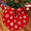 Юбка «Рождественская елка», яркий цвет, простая установка, снежинка, принт лося, круглый большой коврик для рождественской елки, декор