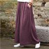 Spring Fashion Cotton Wide Leg Pants Plus Size Female Loose Casual Cotton Linen Pants Trouser Vintage Long Pants