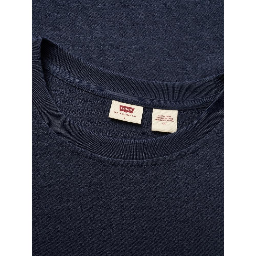 Levis Повседневная Свободная Универсальная Мягкая Удобная Футболка с Рубчиком, Круглым Вырезом и Коротким Рукавом, Мужские Топы 003LB-0001