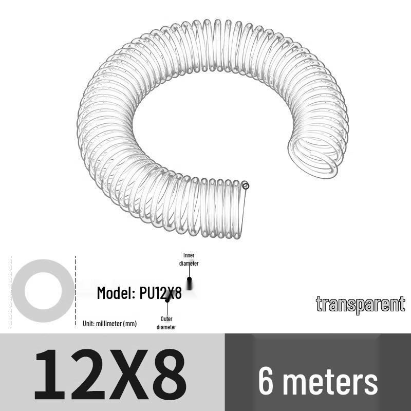 High-Pressure Retractable Air Hose with Quick Couplings