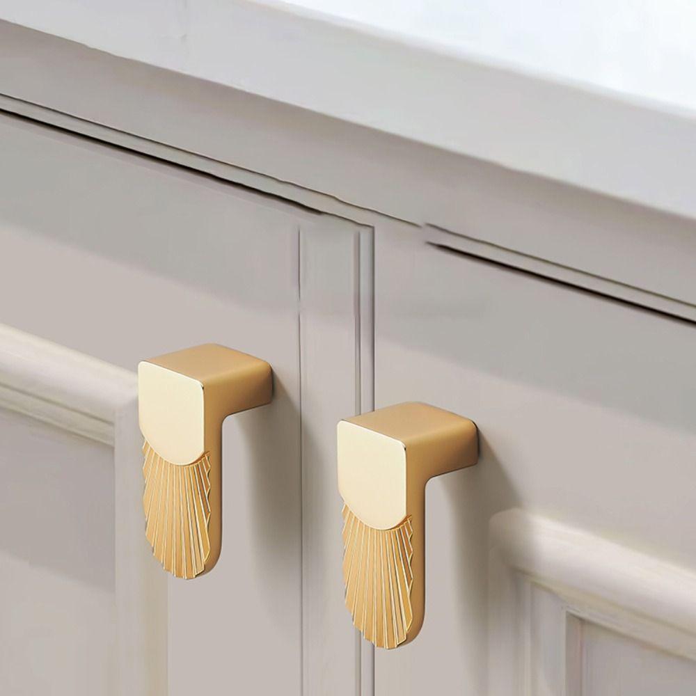 Легкая роскошная ручка для двери шкафа из цинка, цинкового сплава, мебельного ящика, шкафа, маленькая ручка для дома