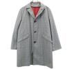 70s Vintage Glen Check All Weather Coat Gray Chester Men's Used