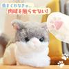 Realistic Grey Cat Plush Toy, 50cm, Large, Fluffy, Soft, Lifelike, Cute, Christmas, Bedding, Plush Toy, Huggable Pillow, Popular, Birthday Present,