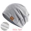 Fashion Beanie Hat For Men And Women Autumn Winter Solid Color Skullies Beanies Spring Casual Turban Hats Add Velvet